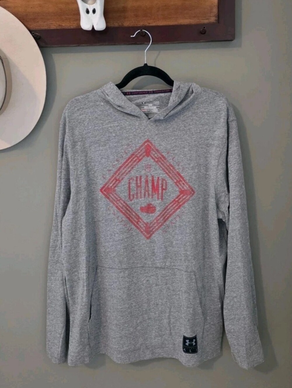 Under Armour Champ Muhammad Ali Loose Heat Gear Hoodie Gym Workout Athleisure